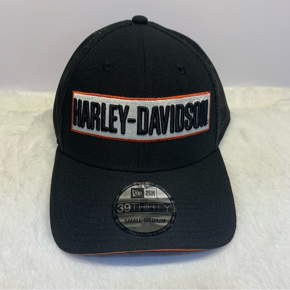 Harley-Davidson New Era 39THIRTY Mesh Back Trucker Hat Small/Medium - Picture 2 of 10